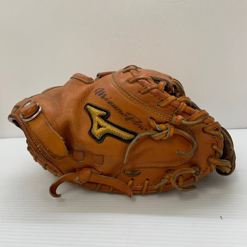 ミズノ MIZUNO ミズノプロ 硬式 大人 一般 キャッチャーミット 捕手 グローブ グラブ 右投げ 1AJCH12010 中古品 野球 6704