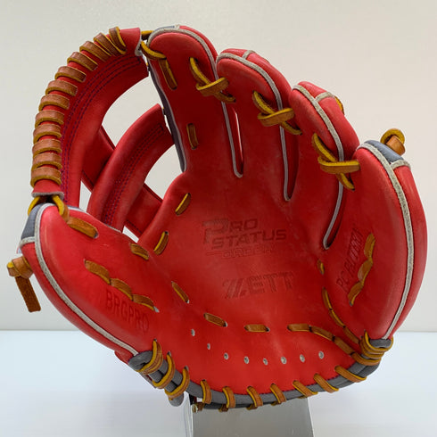 ゼット ZETT プロステイタス PROSTATUS BRGPRO 軟式 大人 一般 内野手用 グローブ グラブ 右投げ オーダー 中古品 グローブ袋付き 野球 8668