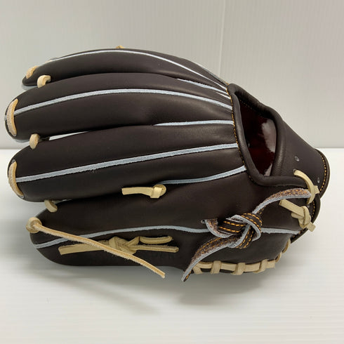 てっぺん Teppen 硬式 大人 一般 内野手用 グローブ グラブ 右投げ MIE 中古品 グローブ袋付き 野球 6787