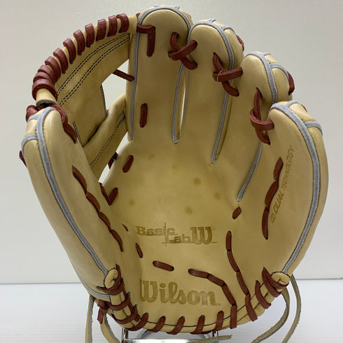 ウィルソン Wilson BasicLabW 軟式 大人 一般 内野手用 グローブ グラブ 右投げ WBW101595 タグ付き 野球 7419