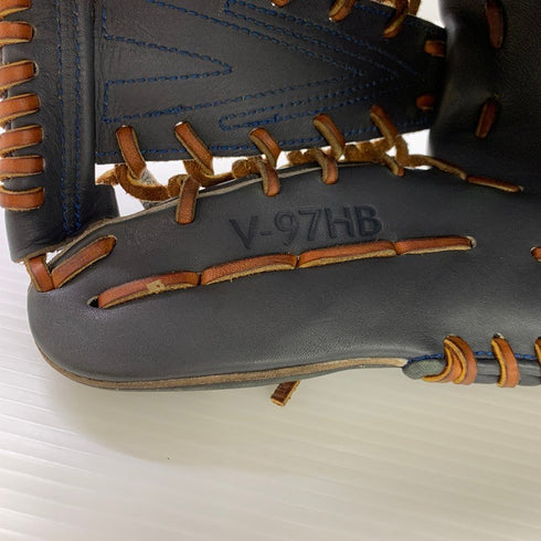中古品 ハタケヤマ HATAKEYAMA 硬式 外野手用グローブ V-97HB 袋付き 5527