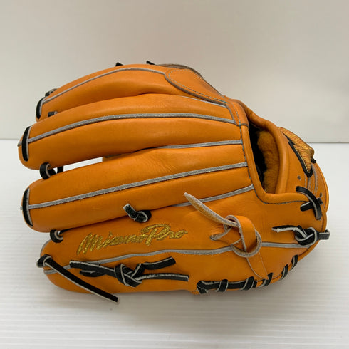 ミズノ MIZUNO ミズノプロオーダーHAGAJAPAN 軟式 大人 一般 投手用 グローブ ピッチャー グラブ 右投げ 中古品 グローブ袋付き 野球 6124