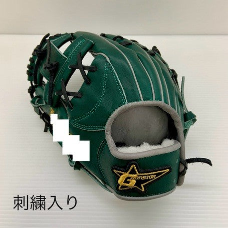 中古品 グランスター GRANSTAR 軟式 内野手用グローブ 刺繡入り 左投げ 5627