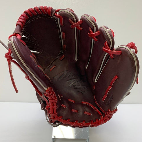 中古品 ミズノ MIZUNO ミズノプロ 硬式 投手用オーダーグローブ HAGA 刺繍有り 5617