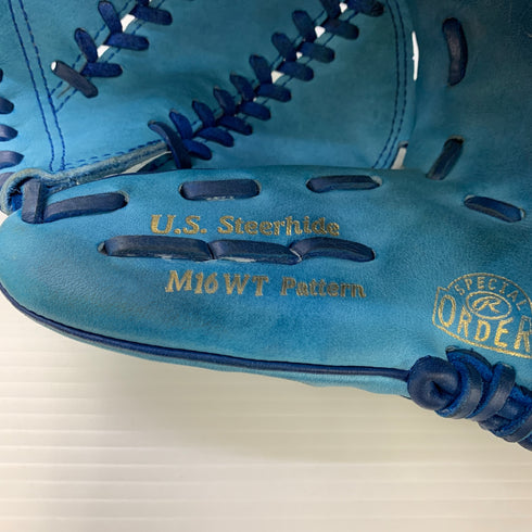 ローリングス Rawlings HOH オーダー 軟式 大人 一般 投手用 グローブ ピッチャー グラブ 右投げ GRSOGHH 中古品 グローブ袋付き 野球 7002