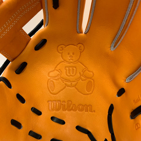 ウィルソン Wilson ウィルソンスタッフ Wilson Staff ウィルソンベア HWKD5T 硬式 大人 一般 内野手用 グローブ グラブ 右投げ 中古品 野球 9063