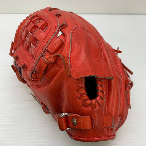 ブランド不明 軟式 大人 一般 投手用 グローブ ピッチャー グラブ 左投げ 中古品 野球 7823