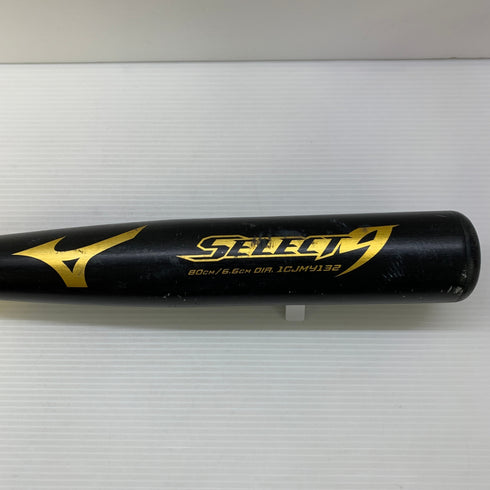 ミズノ MIZUNO セレクトナイン 少年軟式 子ども 金属製バット 1CJMY132 中古 野球 7788
