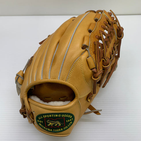ミツワタイガー 美津和タイガー HGKM-13TR602 硬式 大人 一般 内野手用 グローブ グラブ 右投げ 中古品 野球 1235