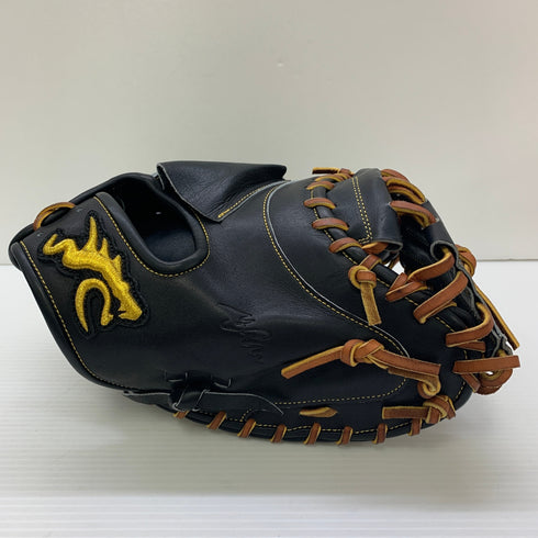 リュウ RYU 201型 硬式 大人 一般 キャッチャーミット 捕手 グローブ グラブ 右投げ グローブ袋付き 野球 7879