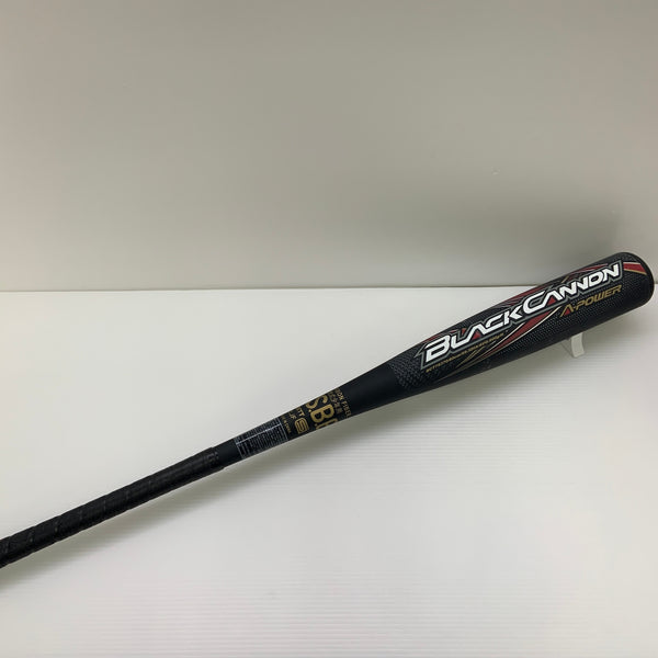 ゼット ZETT ブラックキャノンAパワー 少年軟式 子ども FRP製バット BCT75370 トップバランス 中古 野球 8654