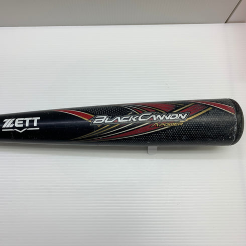ゼット ZETT ブラックキャノン 軟式 大人 一般 FRP製バット BCT353 中古 野球 7610