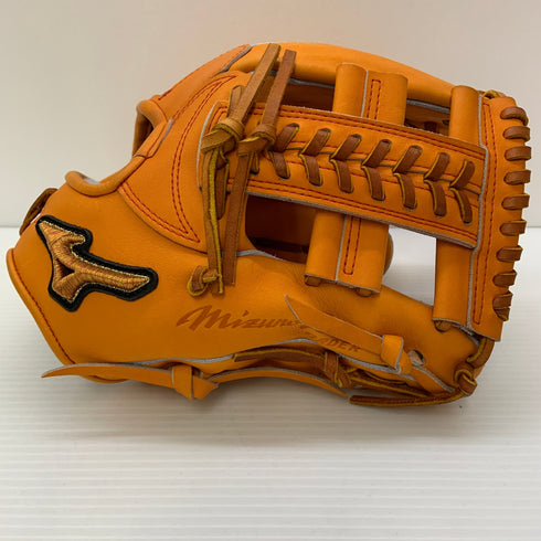 ミズノ MIZUNO ミズノプロ HAGAJAPAN 硬式 大人 一般 内野手用 グローブ グラブ 右投げ AXI-1型 中古品 グローブ袋付き 野球 6641