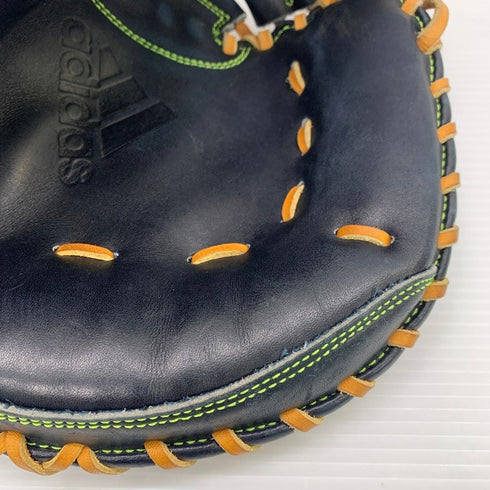 中古品 アディダス adidas 軟式 キャッチャーミット INT80 3800