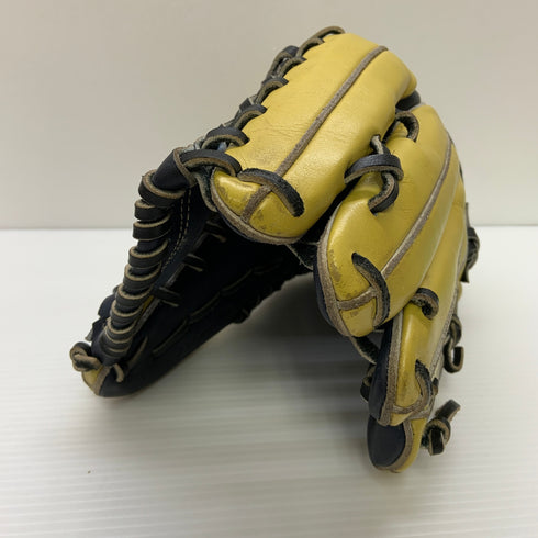 ミズノ MIZUNO ミズノプロ HAGAJAPAN 軟式 大人 一般 外野手用 グローブ グラブ 右投げ オーダー 中古品 グローブ袋付き 野球 6469