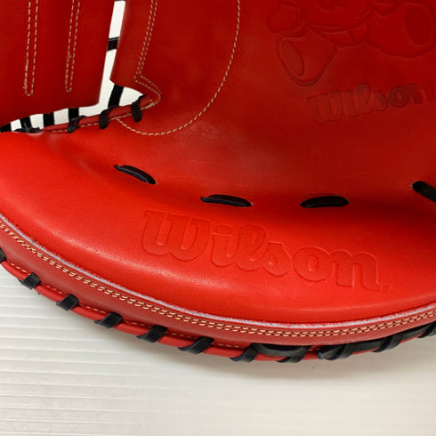 ウィルソン Wilson ウィルソンスタッフ ウィルソンベア 硬式 大人 一般 キャッチャーミット 捕手 グローブ グラブ 右投げ WBW100927 タグ付き 野球 6128