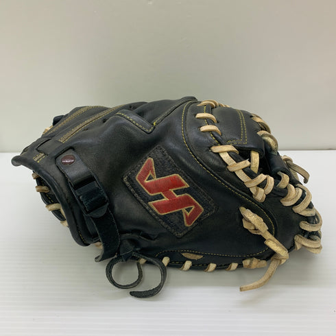 ハタケヤマ HATAKEYAMA TH-JL8B 少年軟式 子ども キャッチャーミット 捕手 グローブ グラブ 右投げ 中古品 野球 9557