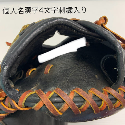ミズノ MIZUNO ミズノプロ オーダー 硬式 大人 一般 キャッチャーミット 捕手 グローブ グラブ 右投げ 中古品 野球 6397
