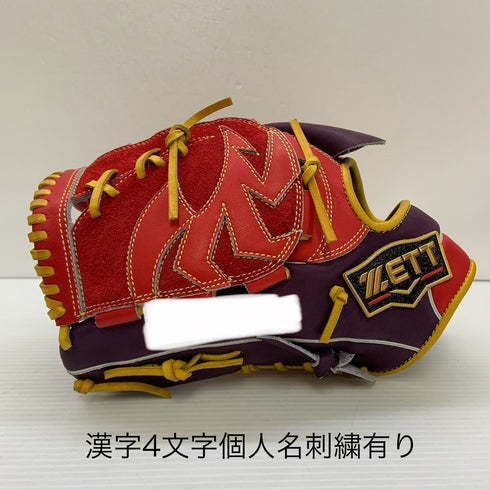 ゼット ZETT プロステイタス 軟式 大人 一般 投手用 グローブ ピッチャー グラブ 左投げ オーダー 中古品 野球 8055