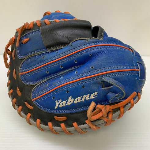 ヤバネ Yabane 軟式 大人 一般 キャッチャーミット 捕手 グローブ グラブ 右投げ 中古品 野球 8968
