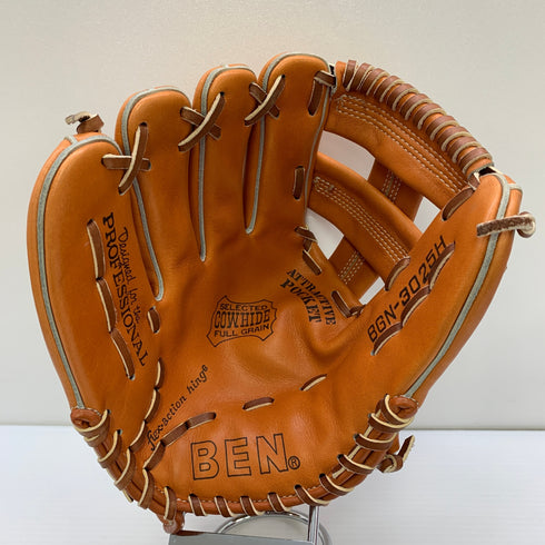 BEN BEN-3025 軟式 大人 一般 内野手用 グローブ グラブ 左投げ 中古品 野球 1088