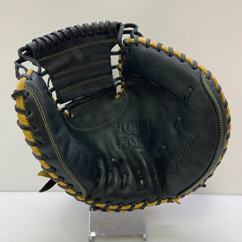ミズノ MIZUNO 1AJCS18400 ソフトボール用 大人 一般 キャッチャーミット 捕手 グローブ グラブ 右投げ 中古品 野球 8946
