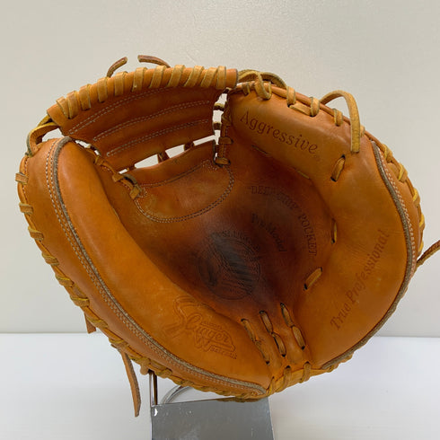 久保田スラッガー KUBOTA SLUGGER TR-CMP トレーニング用 キャッチャーミット 捕手 グローブ グラブ 右投げ 中古品 野球 8567