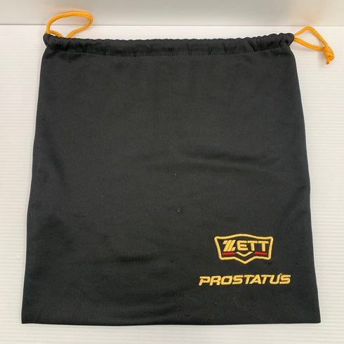 中古品 ゼット ZETT プロステイタス 軟式 オーダー キャッチャーミット 刺繍入り 4496