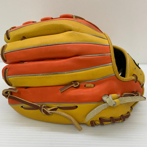 ハタケヤマ HATAKEYAMA 軟式 大人 一般 外野手用 グローブ グラブ 右投げ TH-T49 中古品 野球 6657