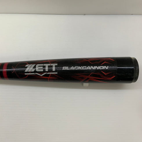ゼット ZETT ブラックキャノン 軟式 大人 一般 FRP製バット BCT316 トップバランス 中古 野球 8138