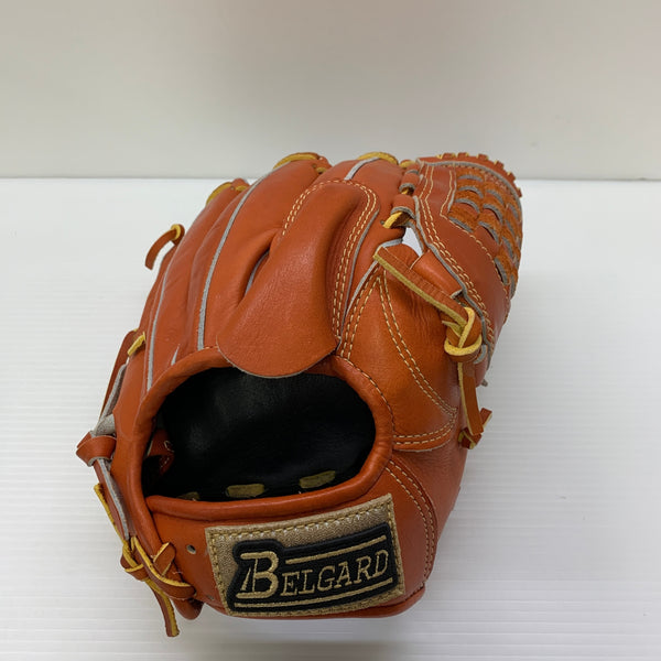 BELGARD 硬式 大人 一般 投手用 グローブ ピッチャー グラブ 右投げ BBー101 中古品 野球 6049