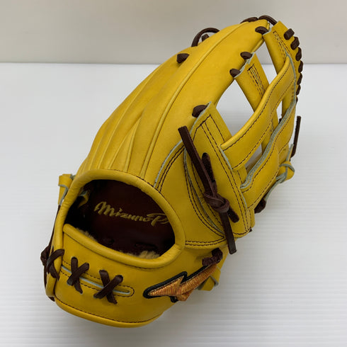 ミズノ MIZUNO ミズノプロ 硬式 大人 一般 外野手用 グローブ グラブ 右投げ オーダー 中古品 野球 8230