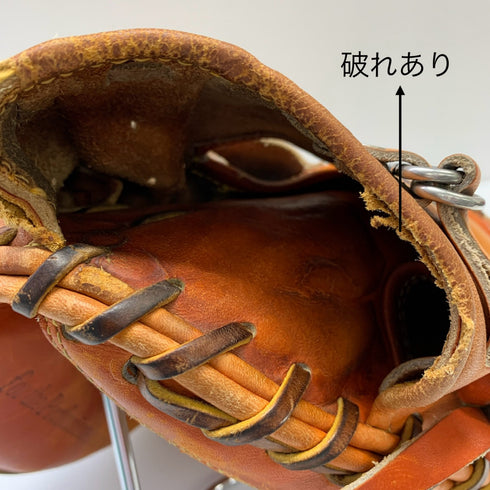 久保田スラッガー KUBOTA SLUGGER 硬式 大人 一般 キャッチャーミット 捕手 グローブ グラブ 右投げ KCSM 中古品 野球 7009