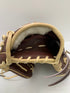 中古品 アサダスポーツ オーダー 硬式 内野手用 グローブ 刺繍入り 3877