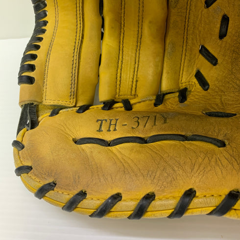 ハタケヤマ HATAKEYAMA TH-371Y 軟式 大人 一般 ファーストミット 一塁手 グローブ グラブ 右投げ 中古品 野球 1190