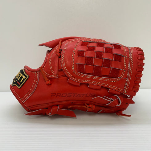 ゼット ZETT プロステイタス 硬式 大人 一般 投手用 グローブ ピッチャー グラブ 右投げ BPG-PRO 中古品 グローブ袋付き 野球 6195