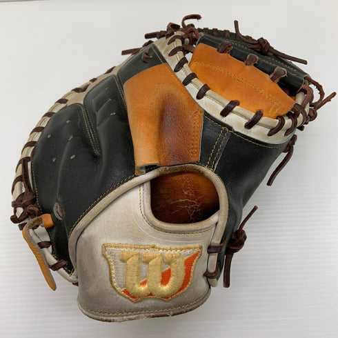 ウィルソン Wilson ワナビーヒーロー RHT2BZ 軟式 大人 一般 キャッチャーミット 捕手 グローブ グラブ 右投げ 中古品 野球 8843