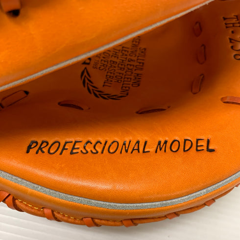 ハタケヤマ HATAKEYAMA 軟式 大人 一般 キャッチャーミット 捕手 グローブ グラブ 右投げ TH-258 中古品 野球 6121