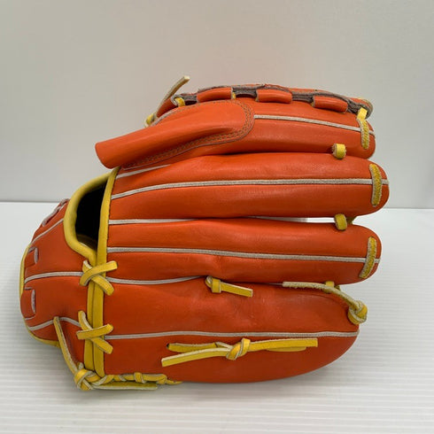 中古品 ミズノ MIZUNO ミズノプロ オーダー 軟式 投手用グローブ 刺繍入り 左投げ 3508