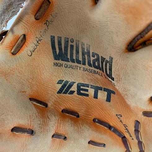 ゼット ZETT WillHard 硬式 大人 一般 内野手用 グローブ グラブ 右投げ BPG-1051 中古品 野球 6428