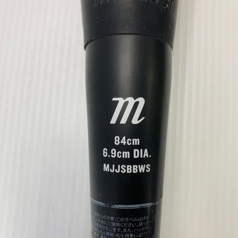 マルーチ marucci ワニクラッシャースピード 軟式 大人 一般 FRP製バット MJJSBBWS 中古 ケース付き 野球 8560