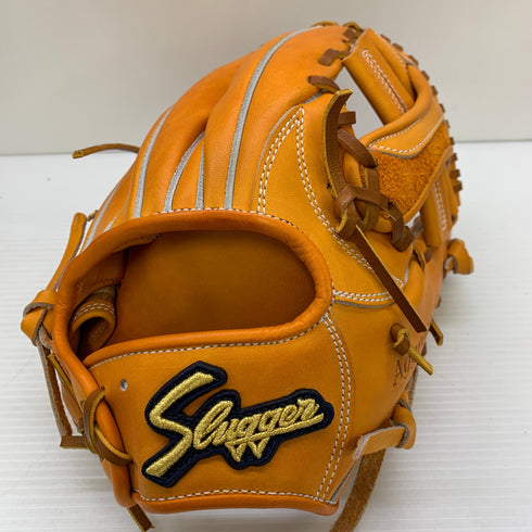 久保田スラッガー KUBOTA SLUGGER 硬式 大人 一般 内野手用 グローブ グラブ 右投げ KSG-24MS 中古品 箱付き 野球 7924