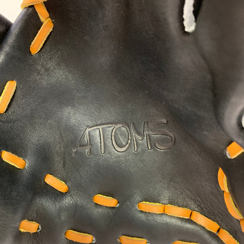 アトムズ ATOMS 軟式 大人 一般 内野手用 グローブ グラブ 右投げ 中古品 グローブ袋付き 野球 9446