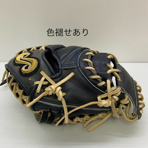 カナメ 要 KANAME C100 硬式 大人 一般 キャッチャーミット 捕手 グローブ グラブ 右投げ 中古品 グローブ袋付き 野球 9354