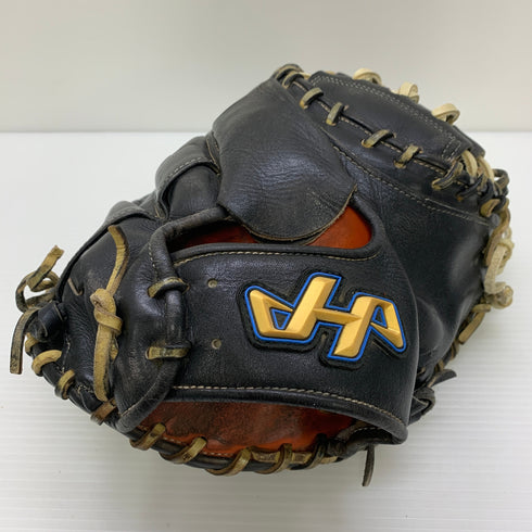 ハタケヤマ HATAKEYAMA 硬式 大人 一般 キャッチャーミット 捕手 グローブ グラブ 右投げ 中古品 野球 6394