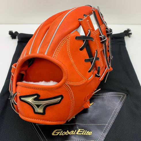ミズノ MIZUNO グローバルエリート 硬式 大人 一般 内野手用 グローブ グラブ 右投げ 1AJGH28503 タグ付き グローブ袋付き 野球 6672