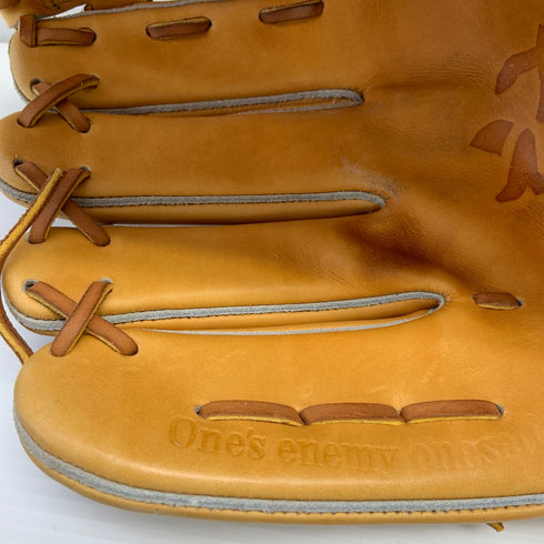 誠 硬式 大人 一般 投手用 グローブ ピッチャー グラブ 左投げ 中古品 野球 7097
