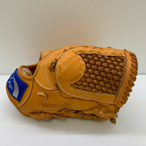 久保田スラッガー KUBOTA SLUGGER EGS-90 軟式 大人 一般 内野手用 グローブ グラブ 右投げ 中古品 グローブ袋付き 野球 9770