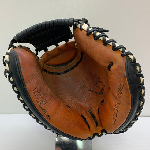 ハタケヤマ HATAKEYAMA 軟式 大人 一般 キャッチャーミット 捕手 グローブ グラブ 右投げ 中古品 野球 1192