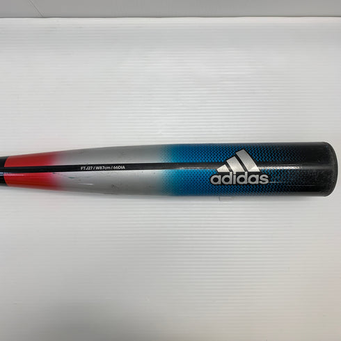 アディダス adidas エアロハンマー 軟式 大人 一般 FRP製バット FTJ27 中古 野球 8302